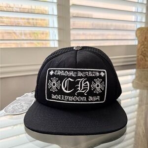 Chrome Hearts Black Mesh Cap